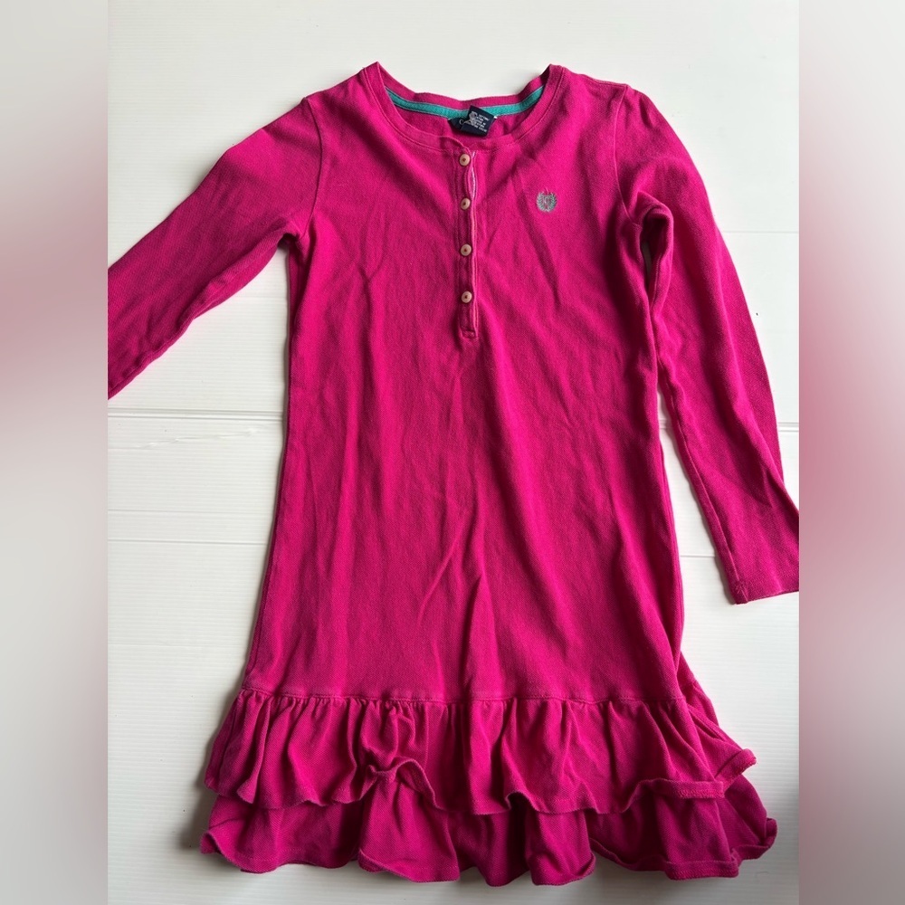 Chaps Girls Pink Dress Size Medium